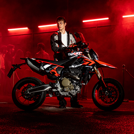 Photo illustrant Hypermotard